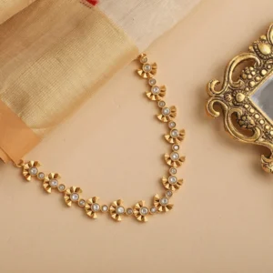 Elegant Daily Wear Gold-Plated Necklace